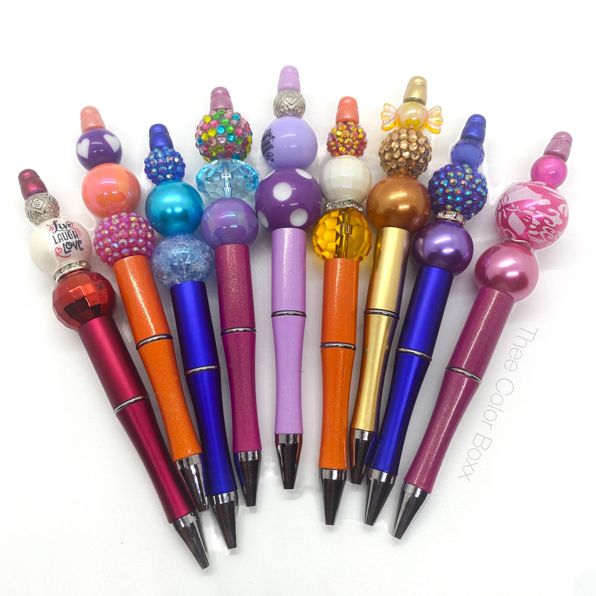 'Bubblegum Pink' Beaded Pen